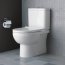 Duravit No.1 Toaleta WC stojąca Rimless bez kołnierza kompakt biały Alpin 21820900002 - zdjęcie 2