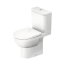 Duravit No.1 Toaleta stojąca WC Rimless bez kołnierza kompakt biały Alpin z powłoką HygieneGlaze 21830920002 - zdjęcie 1