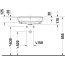 Duravit No.1 Umywalka półblatowa 55x46 cm biały Alpin 03765500002 - zdjęcie 4