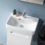 Duravit No.1 Umywalka wisząca lub meblowa 45x35 cm biały Alpin 07434500002 - zdjęcie 5