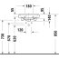 Duravit No.1 Umywalka wisząca lub meblowa 45x35 cm biały Alpin 07434500002 - zdjęcie 4