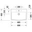 Duravit No.1 Umywalka wisząca lub meblowa 65x46 cm biały Alpin 23756500002 - zdjęcie 5