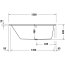 Duravit No.1 Wanna narożna 150x80 cm lewa biały Alpin 700504000000000 - zdjęcie 4
