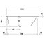 Duravit No.1 Wanna narożna 150x80 cm prawa biały Alpin 700505000000000 - zdjęcie 3