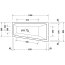 Duravit No.1 Wanna narożna 150x80 cm prawa biały Alpin 700505000000000 - zdjęcie 5