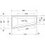 Duravit No.1 Wanna narożna 160x85 cm lewa biały Alpin 700506000000000 - zdjęcie 5