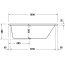 Duravit No.1 Wanna narożna 160x85 cm prawa biały Alpin 700507000000000 - zdjęcie 3