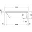 Duravit No.1 Wanna prostokątna 150x70 cm biały Alpin 700487000000000 - zdjęcie 3