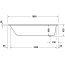 Duravit No.1 Wanna prostokątna 180x80 cm biały Alpin 700491000000000 - zdjęcie 3