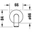 Duravit No.1 Wylewka wannowa 19,8 cm chrom N15240010010 - zdjęcie 3