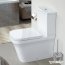 Duravit P3 Comforts Miska WC stojąca kompaktowa 38x65 cm Rimless, lejowa, biała 2167090000 - zdjęcie 3