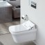 Duravit P3 Comforts Toaleta WC podwieszana 57x38 cm Rimless bez kołnierza z powłoką Wondergliss, biała 25615900001 - zdjęcie 2