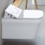 Duravit P3 Comforts Toaleta WC podwieszana 57x38 cm Rimless bez kołnierza z powłoką Wondergliss, biała 25615900001 - zdjęcie 5
