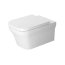 Duravit P3 Comforts Zestaw Toaleta WC podwieszana 38x57 cm Rimless bez kołnierza z deską sedesową wolnoopadającą, biała 2561090000+0020390000 - zdjęcie 4