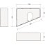 Duravit Paiova Nośnik styropianowy do wanny narożnej lewej 177x136,3x57 cm 791422000000000 - zdjęcie 2