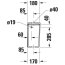 Duravit Qatego Spłuczka WC przyłącze po lewej biały Alpin 0947000085 - zdjęcie 5