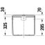 Duravit Qatego Spłuczka WC przyłącze na dole po lewej biały Alpin 0947100085 - zdjęcie 2