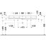 Duravit Qatego Umywalka meblowa 120x47 cm bez otworu na baterię z przelewem szlifowany spód biały Alpin 2382120028 - zdjęcie 4