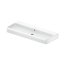 Duravit Qatego Umywalka meblowa 120x47 cm bez otworu na baterię z przelewem szlifowany spód biały Alpin 2382120028 - zdjęcie 1