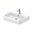 Duravit Qatego Umywalka meblowa 60x47 cm z otworem na baterię biały Alpin 2382600000 - zdjęcie 1