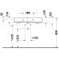 Duravit Qatego Umywalka meblowa 80x47 cm bez otworu na baterię biały Alpin 2382800060 - zdjęcie 3