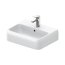 Duravit Qatego Umywalka wisząca 45x35 cm z otworem na baterię biały Alpin 0746450000 - zdjęcie 1
