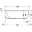 Duravit Qatego Wanna prostokątna 150x75 cm biały Alpin 700609000000000 - zdjęcie 2