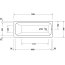Duravit Qatego Wanna prostokątna 170x70 cm biały Alpin 700611000000000 - zdjęcie 3