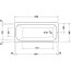 Duravit Qatego Wanna prostokątna 180x80 cm biały Alpin 700613000000000 - zdjęcie 2