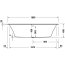 Duravit Qatego Wanna prostokątna 180x80 cm biały Alpin 700614000000000 - zdjęcie 3