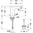 Duravit Sensor 1 Bateria umywalkowa bezdotykowa zasilanie bateryjne chrom SE1090009010 - zdjęcie 3