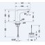 Duravit Sensor 1 Bateria umywalkowa bezdotykowa zasilanie bateryjne chrom SE1090019010 - zdjęcie 3