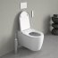 Duravit Sensowash Starck F Plus Toaleta WC myjąca podwieszana 37,8x57,5 cm Rimless bez kołnierza, biała 650000012004320 - zdjęcie 14