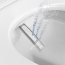 Duravit SensoWash Starck F Pro Toaleta WC myjąca Rimless bez kołnierza biała Alpin 650002012004300 - zdjęcie 16
