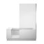 Duravit Shower&Bath Wanna prostokątna narożna 170x75 cm z parawanem prawa biały Alpin/szkło bezbarwne 700455000000000 - zdjęcie 1