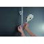 Duravit Shower Systems Zestaw prysznicowy natynkowy termostatyczny z deszczownicą chrom/biały TH4380008005 - zdjęcie 12
