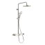 Duravit Shower Systems Zestaw prysznicowy natynkowy termostatyczny z deszczownicą chrom/biały TH4380008005 - zdjęcie 7