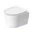 Duravit Soleil by Starck Toaleta WC Rimless bez kołnierza krótka biały Alpin z powłoką WonderGliss 25900900001 - zdjęcie 1