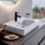 Duravit Soleil by Starck Umywalka nablatowa 56x43,5 cm biały Alpin z powłoką WonderGliss 23785600271 - zdjęcie 10