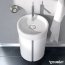 Duravit Starck 1 Umywalka nablatowa 47x47 cm, z jednym otworem na baterię, biała 0387470000 - zdjęcie 2