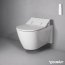 Duravit Starck 2 Toaleta WC podwieszana 62x37,5 cm z powłoką Wondergliss, biała 25335900001 - zdjęcie 4