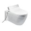 Duravit Starck 2 Miska WC podwieszana 37,5x62 cm, lejowa, biała z powłoką WonderGliss 25330900001 - zdjęcie 2