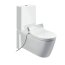 Duravit Starck 2 Miska WC stojąca 37x72,5 cm, lejowa, biała z powłoką WonderGliss 21290900001 - zdjęcie 2