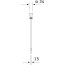 Duravit Starck 3 Kratka uchylna do zlewu gospodarczego chrom 0050011000 - zdjęcie 6