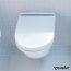 Duravit Starck 3 Zestaw Toaleta WC podwieszana 48,5x36 cm Compact z deską sedesową zwykłą, biały 2227090000+0063810000 - zdjęcie 5