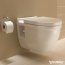 Duravit Starck 3 Miska WC podwieszana 36x54 cm, lejowa z deską zwykłą, biała 2200090000+0063810000 - zdjęcie 2