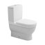 Duravit Starck 3 Miska WC stojąca 36x65,5 cm lejowa biała z powłoką WonderGliss 01280900001 - zdjęcie 1