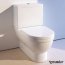 Duravit Starck 3 Miska WC stojąca Big Toilet 42x74 cm, lejowa, biała z powłoką WonderGliss 21040900001 - zdjęcie 2