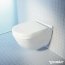 Duravit Starck 3 Zestaw Toaleta WC Rimless bez kołnierza + deska wolnoopadająca biały Alpin z powłoką WonderGliss 45270900A11 - zdjęcie 9