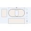 Duravit Starck Nośnik styropianowy do wanny owalnej 187x87 cm 790415000000000 - zdjęcie 2